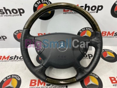 Руль Mercedes E550 2002 W211 113.967 А2114600703 - купить Ахтарском