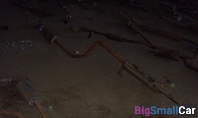 Глушитель в сборе от Chevrolet Aveo T300 2011 - купить Ахтарском