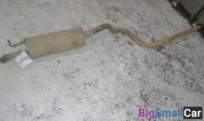 Задняя часть глушителя от Volkswagen Polo Sedan 2010 - купить Ахтарском