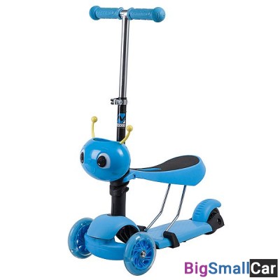 Детский самокат-кикборд 120S.DISCOKIDS.BL9 NOVATRACK - купить Ахтарском