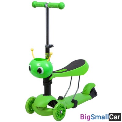 Детский самокат-кикборд 120S.DISCOKIDS.GN7 NOVATRACK - купить Ахтарском