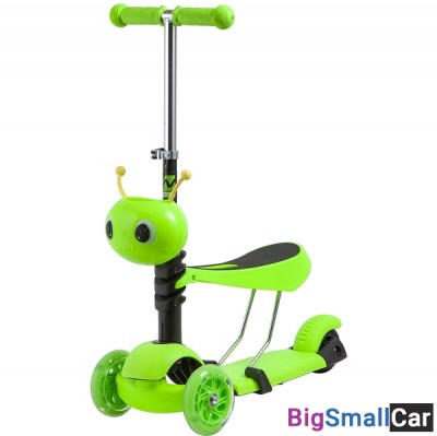 Детский самокат-кикборд 120S.DISCOKIDS.GN9 NOVATRACK - купить Ахтарском