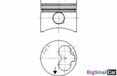 Поршень поштучно kolbenschmidt 90732600 1.6TD 76.5 - купить Ахтарском