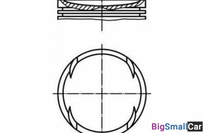 Поршень поштучно mopisan 1029004000 76,5 1,4 16V 1 - купить Ахтарском