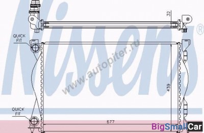 Радиатор охлаждения nissens 60235A - купить Ахтарском