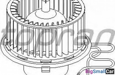 Вентилятор печки hans pries 111353755 - купить Ахтарском