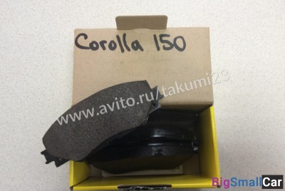 Тормозные колодки Toyota Corolla 150 - купить Ахтарском