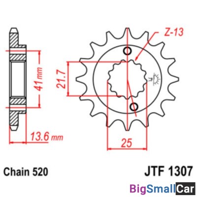 Звезда ведущая JT JTF1307.15 - купить Ахтарском