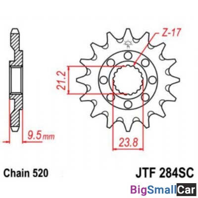 Звезда ведущая JT JTF284.14SC - купить Ахтарском