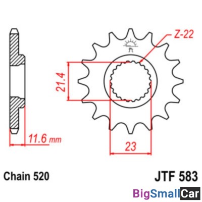 Звезда ведущая JT JTF583.14 - купить Ахтарском