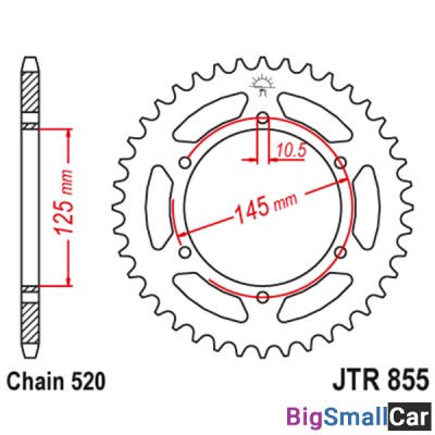 Звезда ведомая JT JTR855.47 - купить Ахтарском
