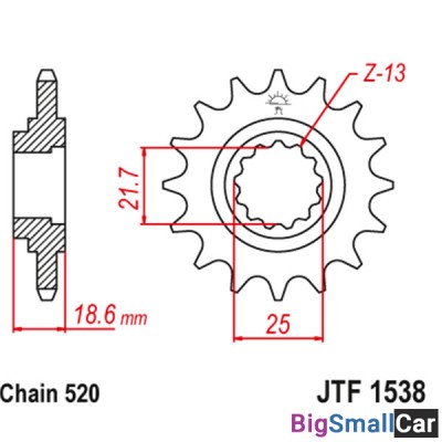 Звезда ведущая JT JTF1538.15 - купить Ахтарском