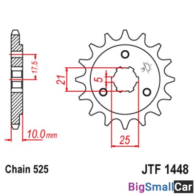 Звезда ведущая JT JTF1448.15 - купить Ахтарском