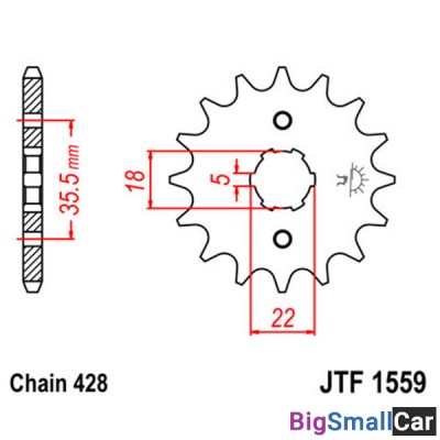 Звезда ведущая JT JTF1559.14 - купить Ахтарском