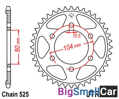Звезда ведомая JT JTR1489.42 - купить Ахтарском