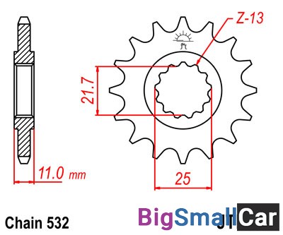 Звезда ведущая JT JTF584.17 - купить Ахтарском