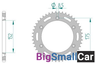 Звезда ведомая AFAM 12508-48(JTR853.48) - купить Ахтарском