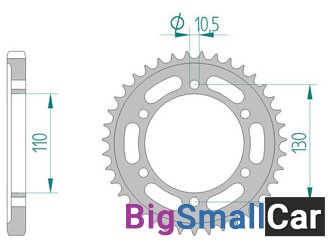 Звезда ведомая AFAM 16502-39 (JTR479.39) - купить Ахтарском