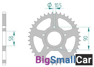 Звезда ведомая AFAM 10215-38 - купить Ахтарском