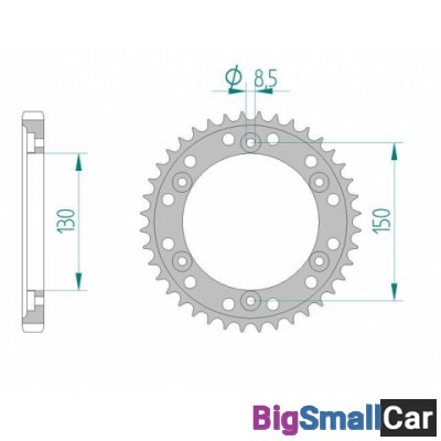 Звезда ведомая AFAM 10404-40 (JTR298.40) - купить Ахтарском