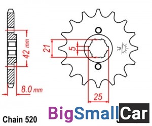 Звезда ведущая JT JTF575.15 - купить Ахтарском