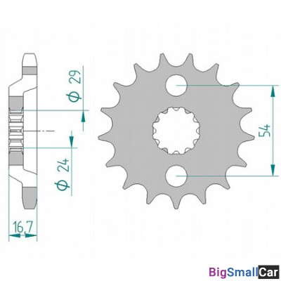 Звезда ведущая AFAM 22900-17 (JTF423,17) - купить Ахтарском