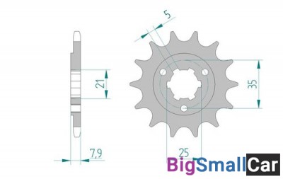Звезда ведущая AFAM 22503-16 (JTF437.16) - купить Ахтарском