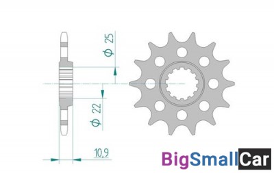 Звезда ведущая AFAM 21603-16 (JTF1581.16) YZF 600 R6  520 - купить Ахтарском