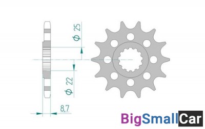 Звезда ведущая AFAM 28403-17 GSX-R1000  525 - купить Ахтарском