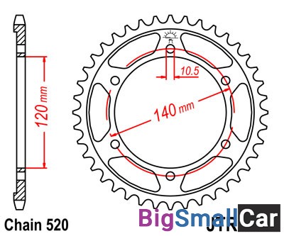Звезда ведомая JT JTR1490.42 - купить Ахтарском