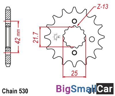 Звезда ведущая JT JTF513.15RB - купить Ахтарском