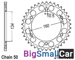 Звезда ведомая JT JTR1306.40 - купить Ахтарском