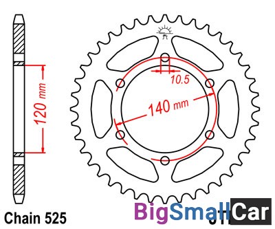 Звезда ведомая JT JTR498.40 - купить Ахтарском