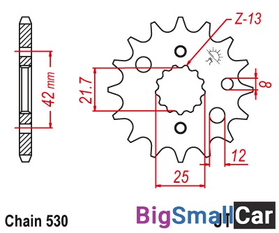 Звезда ведущая JT JTF519.17 - купить Ахтарском