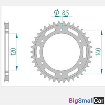 Звезда ведомая AFAM 10311-38 - купить Ахтарском