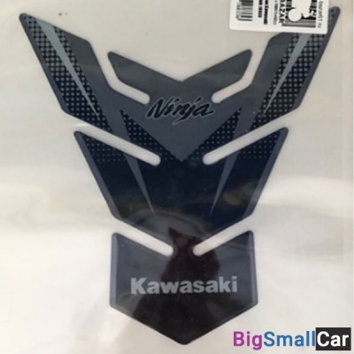 Наклейка на бак Kawasaki NINJA grey/blk 18833 - купить Ахтарском