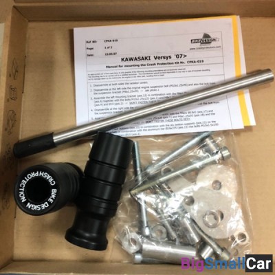 Слайдеры CRASH-PROTECTION Kawasaki KLE 650 Versus 07-15 CPKA-019-B - купить Ахтарском