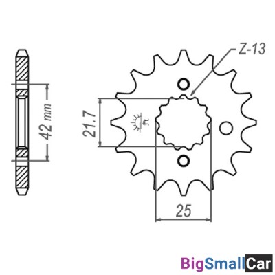Звезда ведущая JT JTF513.16RB - купить Ахтарском