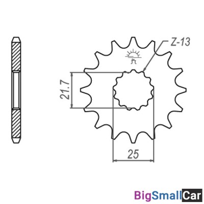 Звезда ведущая JT JTF520.17RB - купить Ахтарском