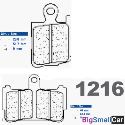 Тормозные колодки CL 1216XBK5 - купить Ахтарском