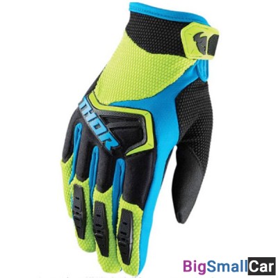 Перчатки THOR S8 Spectrum blk/greenl/blue M 3330-4646 - купить Ахтарском