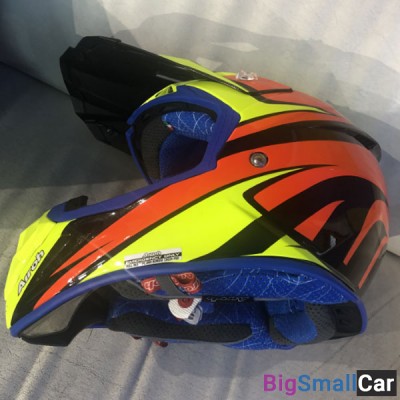 Шлем AIROH Aviator2.2 Double red/yellow M AV22DB17