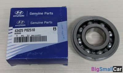 Подшипник пром. вала кпп D4AL 43425P02510 - купить Ахтарском