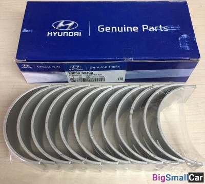 Вкладиши шатунные Hyundai D6AC D6AB 2306083400 - купить Ахтарском